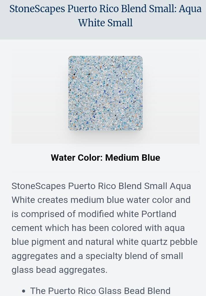 Stonescapes Aqua White Puerto Rico blend