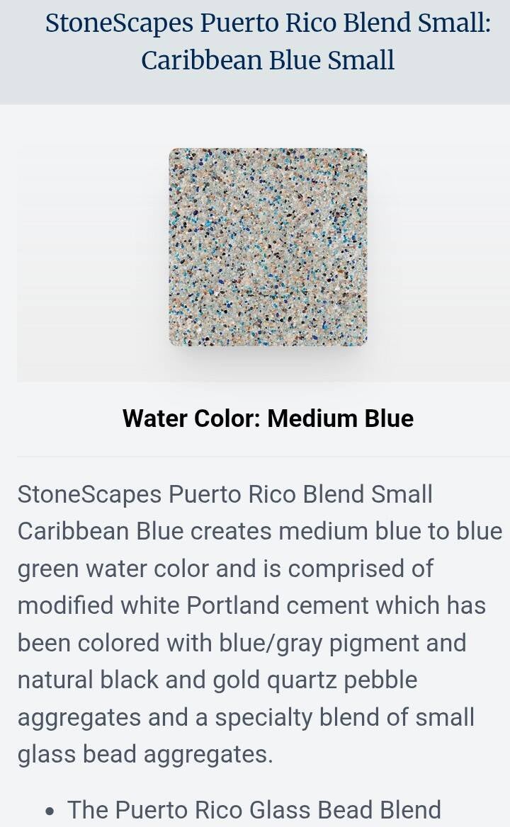 Stonescapes Caribbean Blue Puerto Rico blend