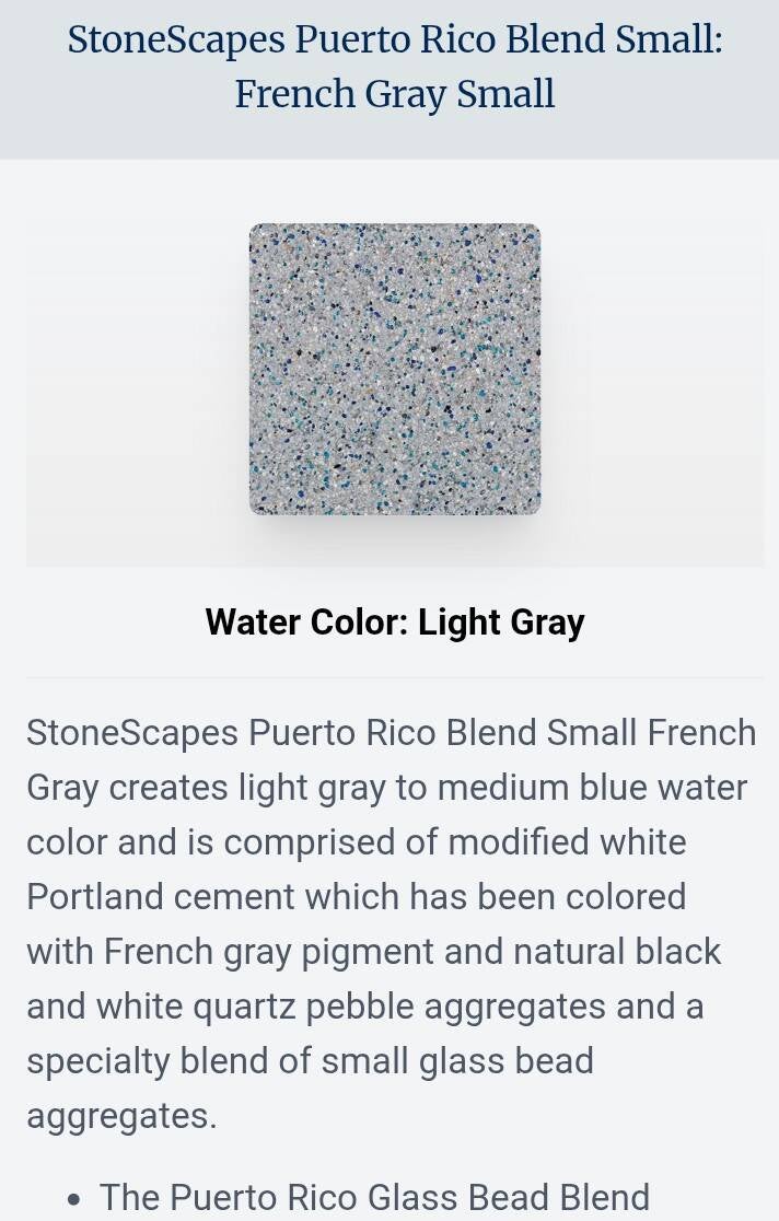 Stonescapes French Gray Puerto Rico blend