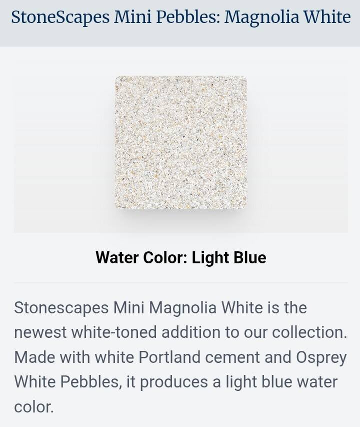 Stonescapes Mini Magnolia White