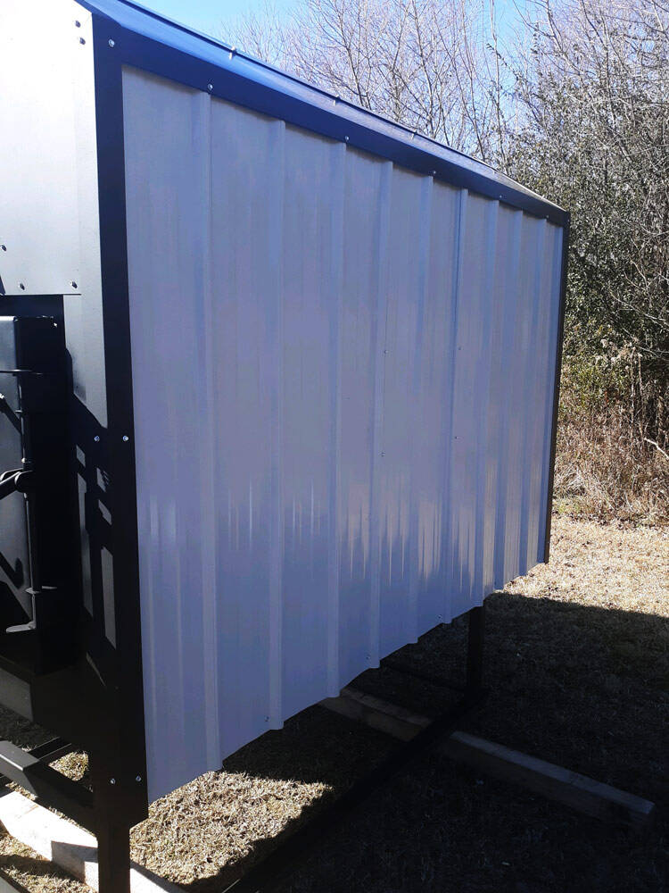 Legend Outdoof Furnace, wood stove, boiler side view