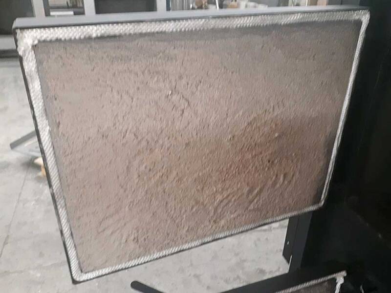 Legend Outdoof Furnace, wood stove, boiler front door inside view