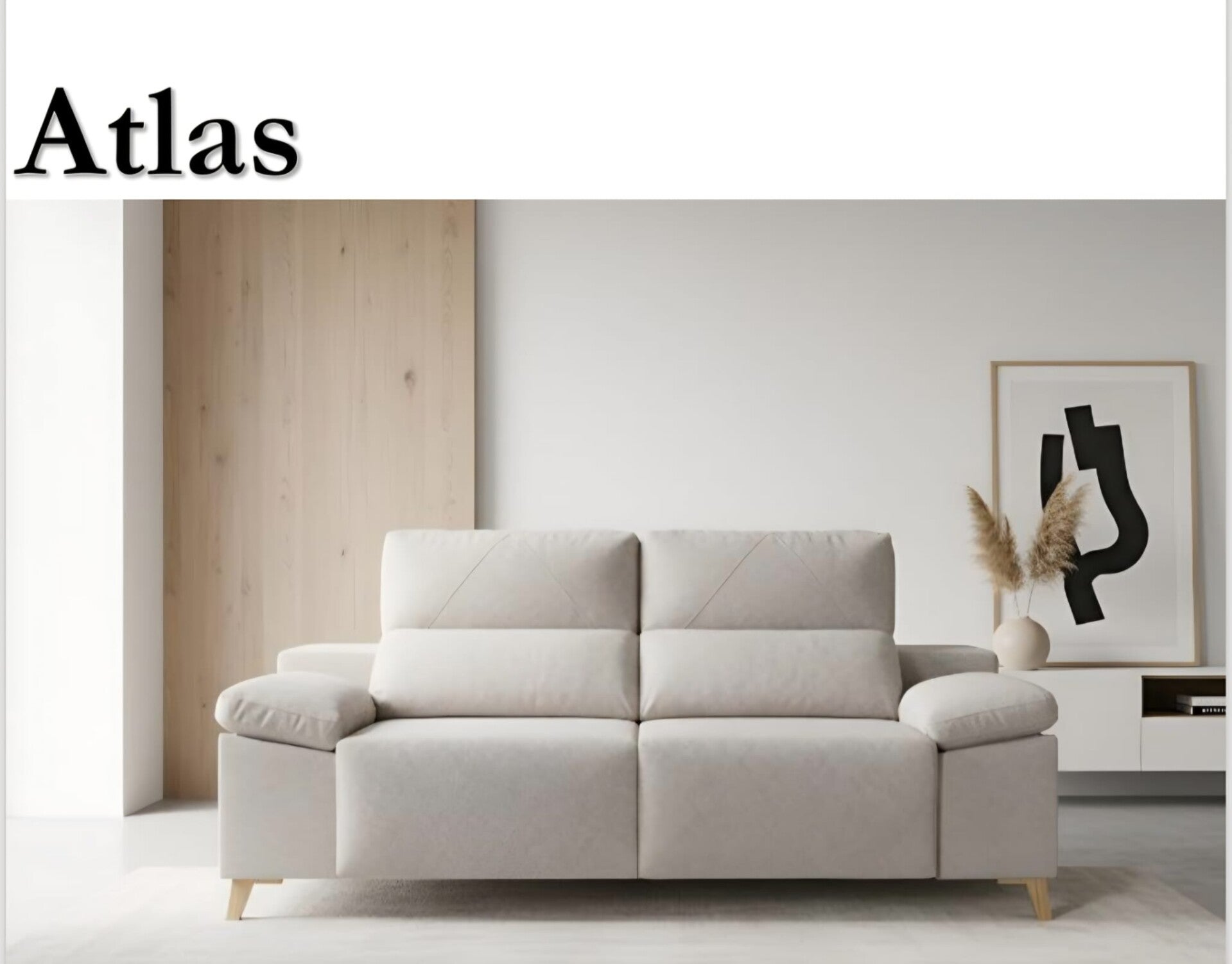 SOFA 2 PLAZAS MODELO ATLAS