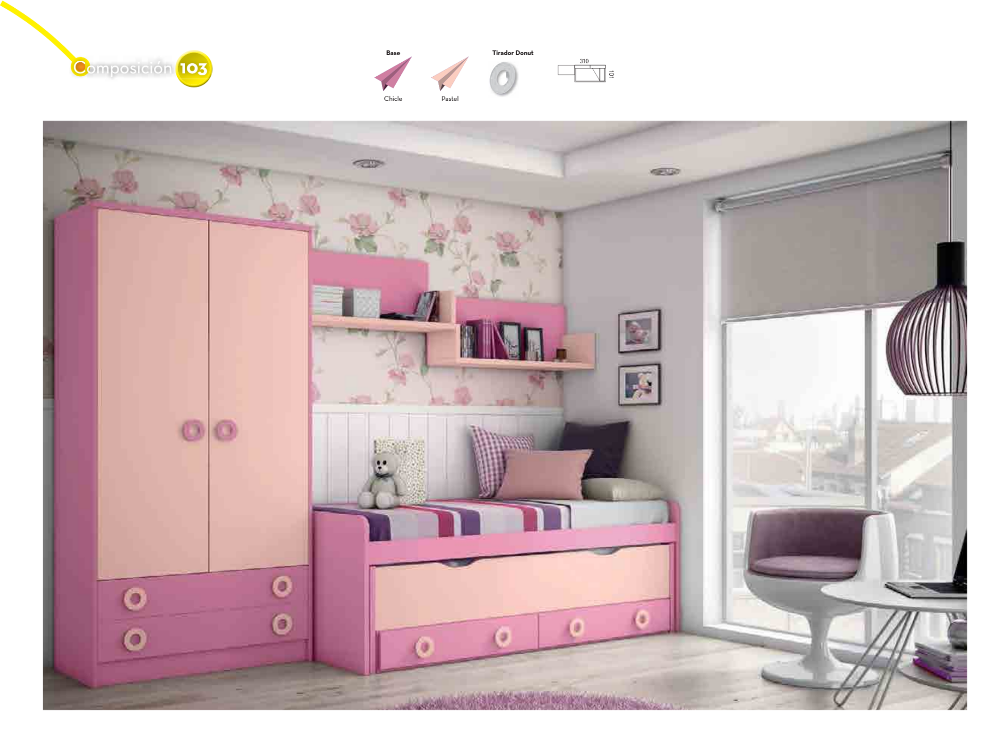 CAMA NIDO + BALDAS 103