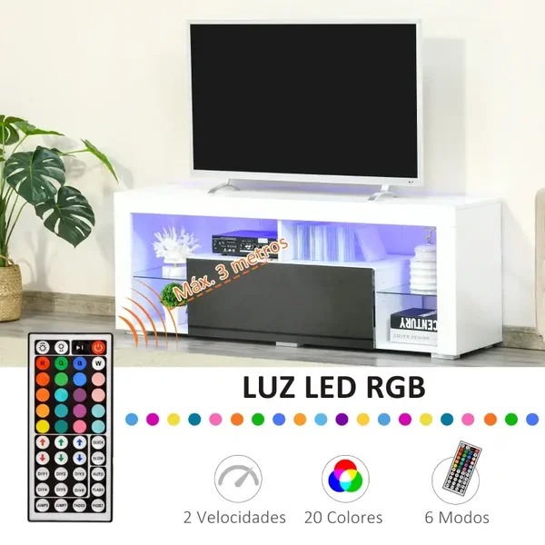 MUEBLE TV LUZ DE LED