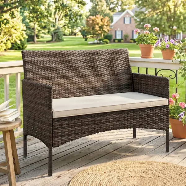 SOFA 2 PLAZAS EXTERIOR RATAN