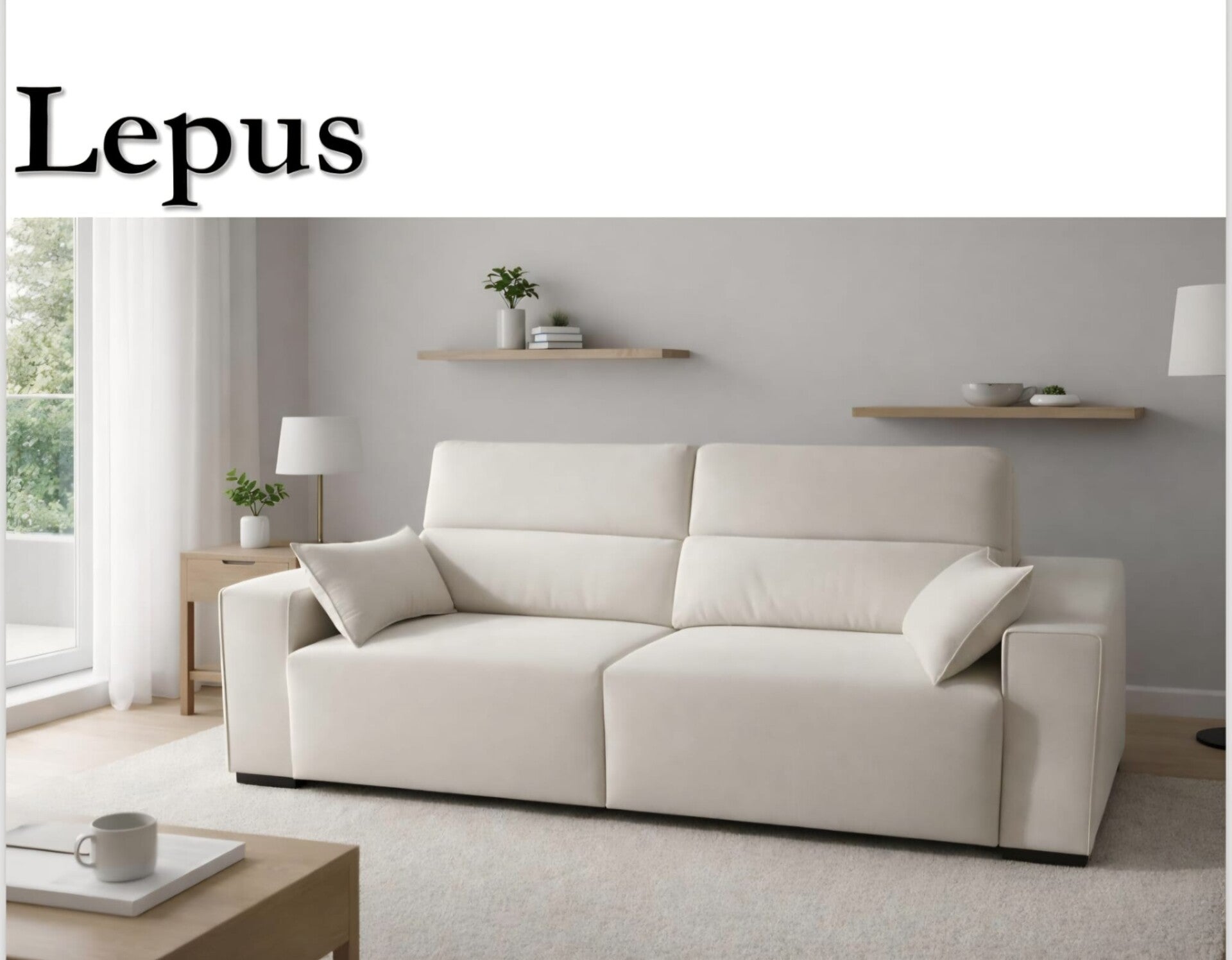 SOFA 3 PLAZAS MODELO LEPUS