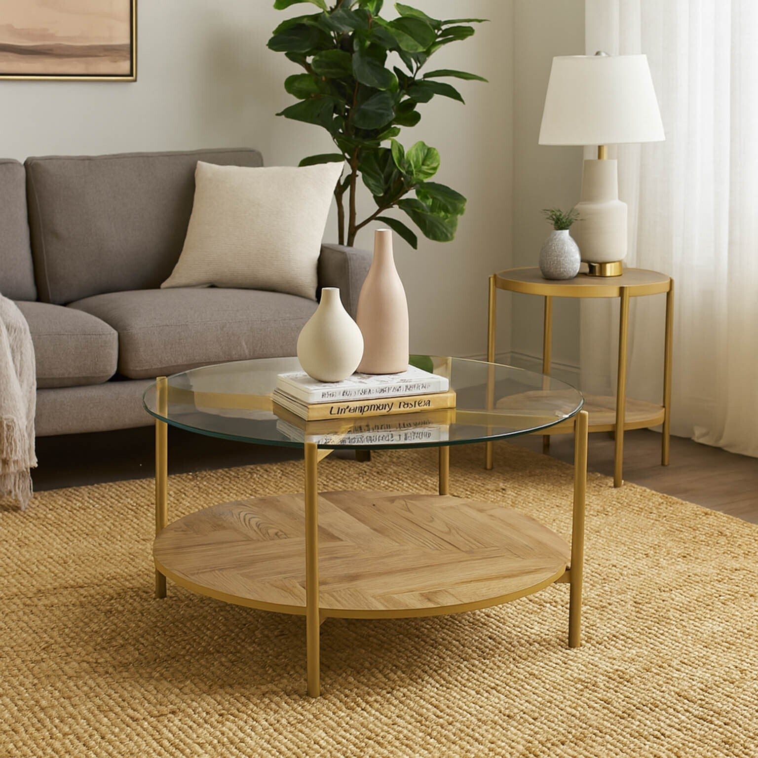 MESA AUXILIAR REDONDA