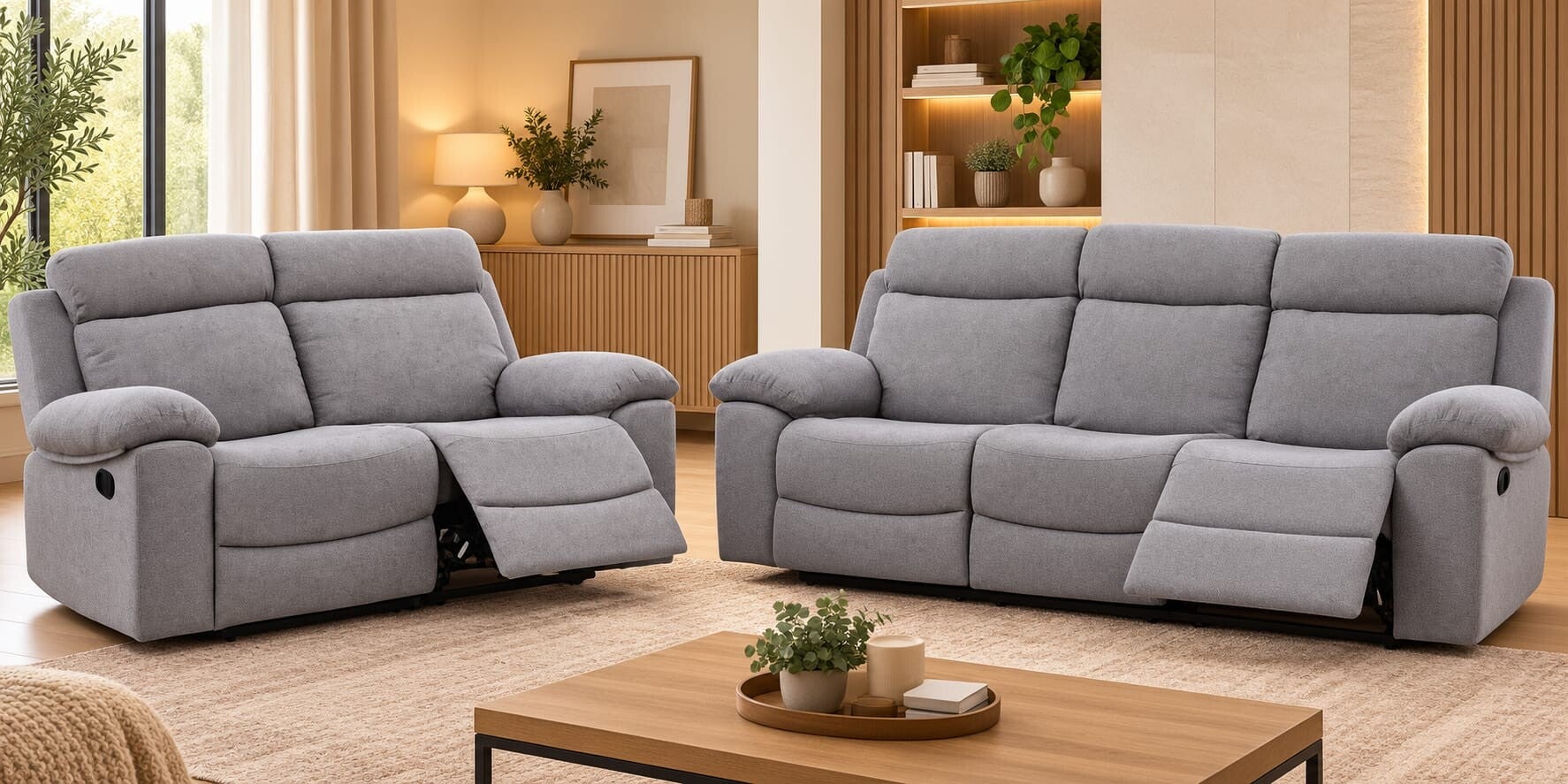 CONJUNTO SOFAS 3+2 RELAX