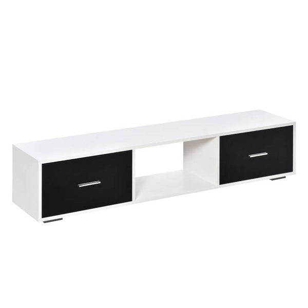 MUEBLE TV BLANCO / NEGRO