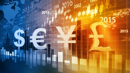 IMAGEM DE FOREX COM AS MOEDAS MAIS USADAS NO FORES, APRESENTA ALGUNS GRAFICOS POR DETRAS