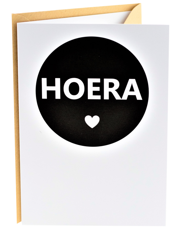 Connect wenskaart 01 - Hoera