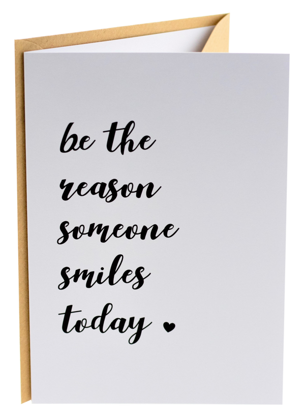 Connect wenskaart 16 - Be the reason someone