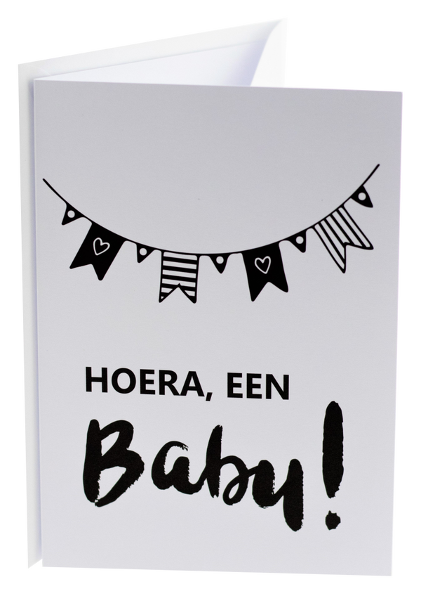 Connect wenskaart 09 - Hoera, een baby