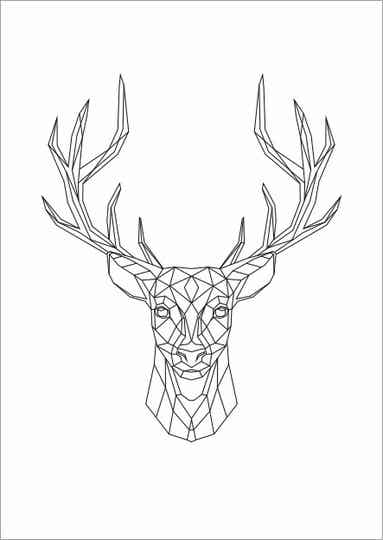 Link wenskaart 24 - Hert