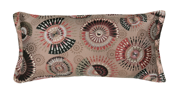 Kussen funky mandela taupe 68x33cm