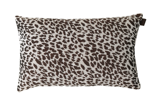 Kussen panter bruin zand 55x36cm