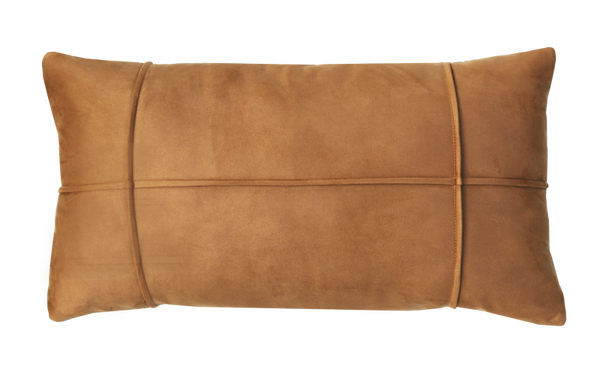 Kussen ruit suède mocha mousse 57x36cm