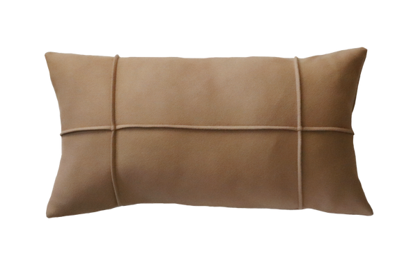 Kussen ruit camel 60x33cm