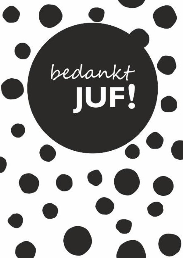 Link wenskaart - Bedankt juf