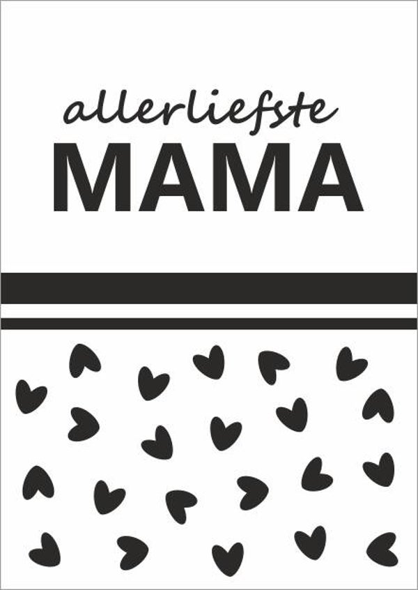 Link wenskaart 21 - Allerliefste mama