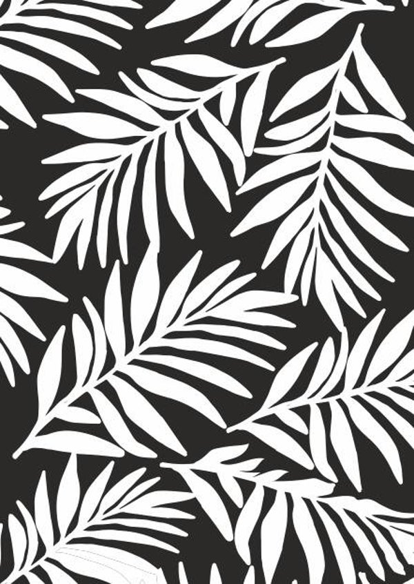 Link wenskaart 22 - Patroon palmblad