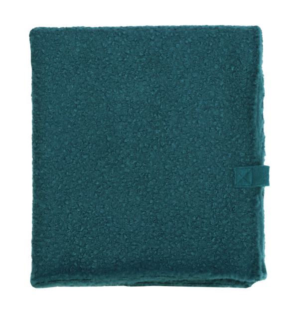 Plaid bouclé petrol 150x170cm