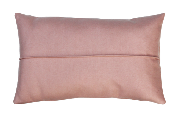 Kussen streep oud roze 33x54cm