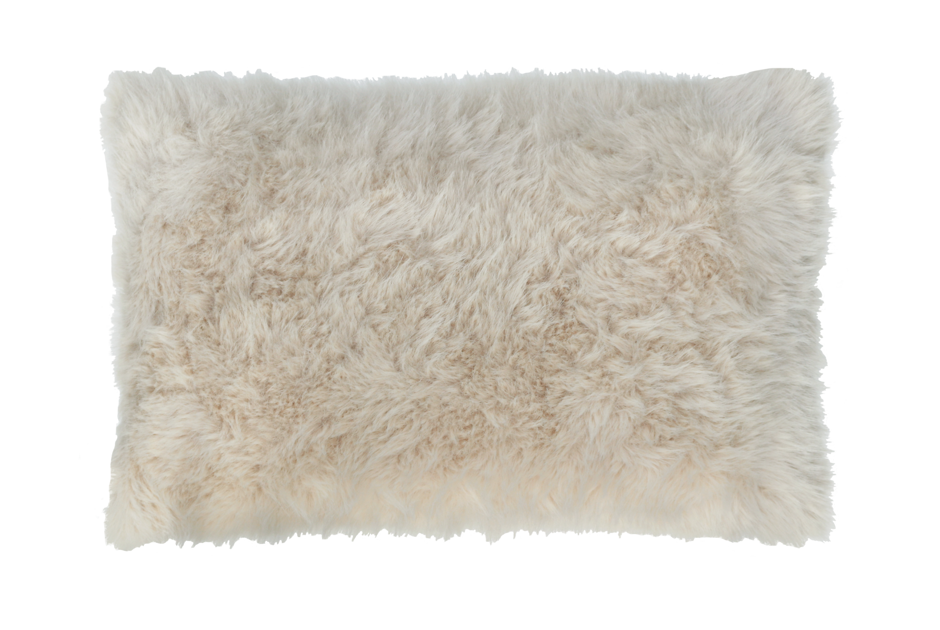 Kussen bont champagne 53x36cm