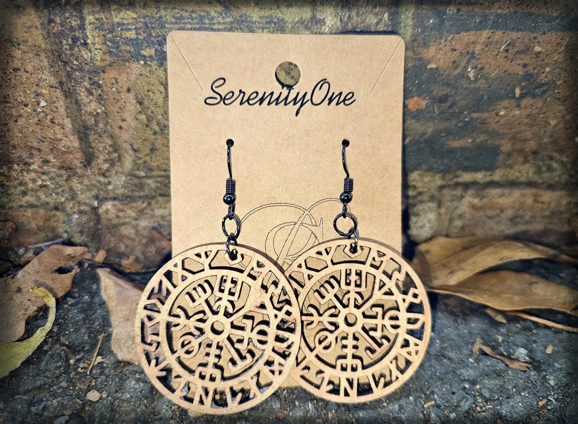 Vegvisir Earrings