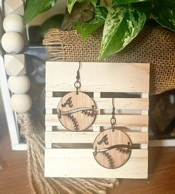 Atlanta Braves Hinged Earrings