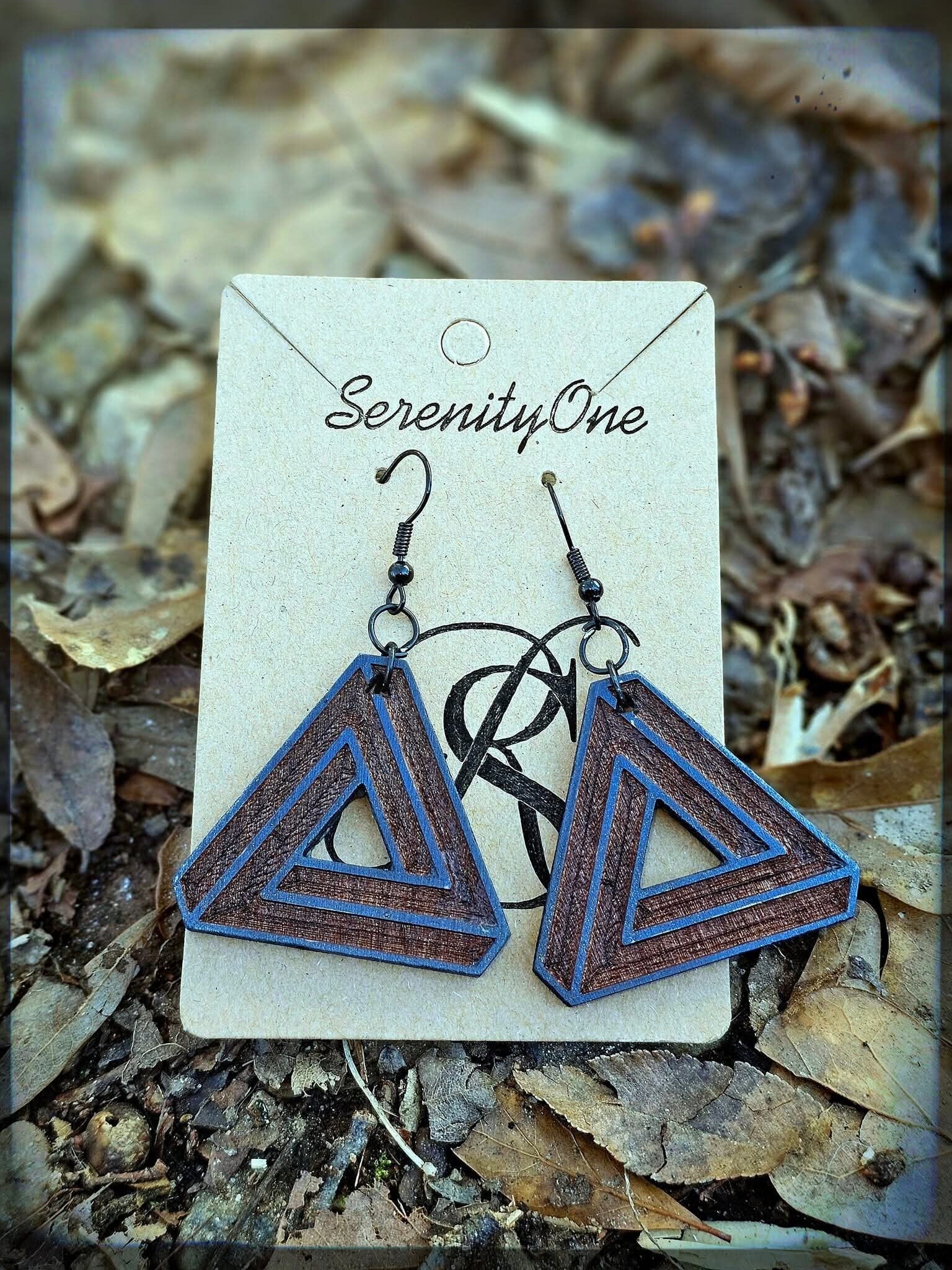 Penrose Triangle Earrings