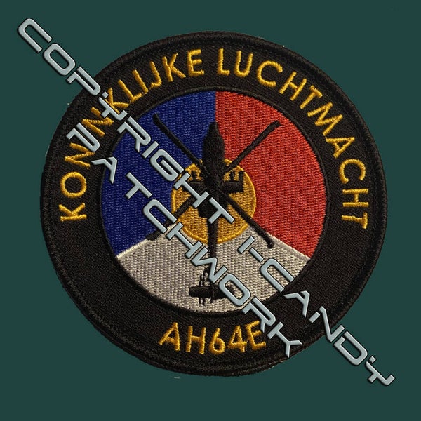 PATCH # 25010 KONINKLIJKE LUCHTMACHT AH64E