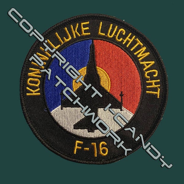 PATCH # 25011 KONINKLIJKE LUCHTMACHT F-16