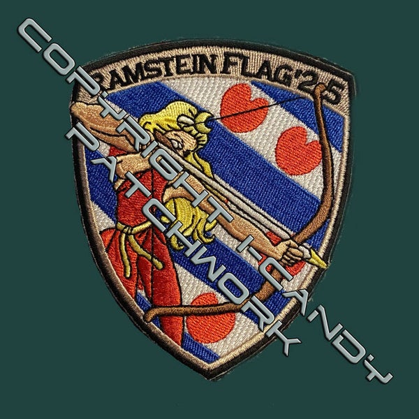 PATCH # 25012 RAMSTEIN FLAG ' 25