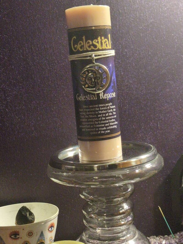Celestial Repose Pendant Candle