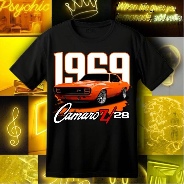 Vintage Car Lover T-Shirt, Muscle Car Tee, Classic Car Enthusiast Shirt, Camaro Z28 Apparel, Retro Auto Fan Top