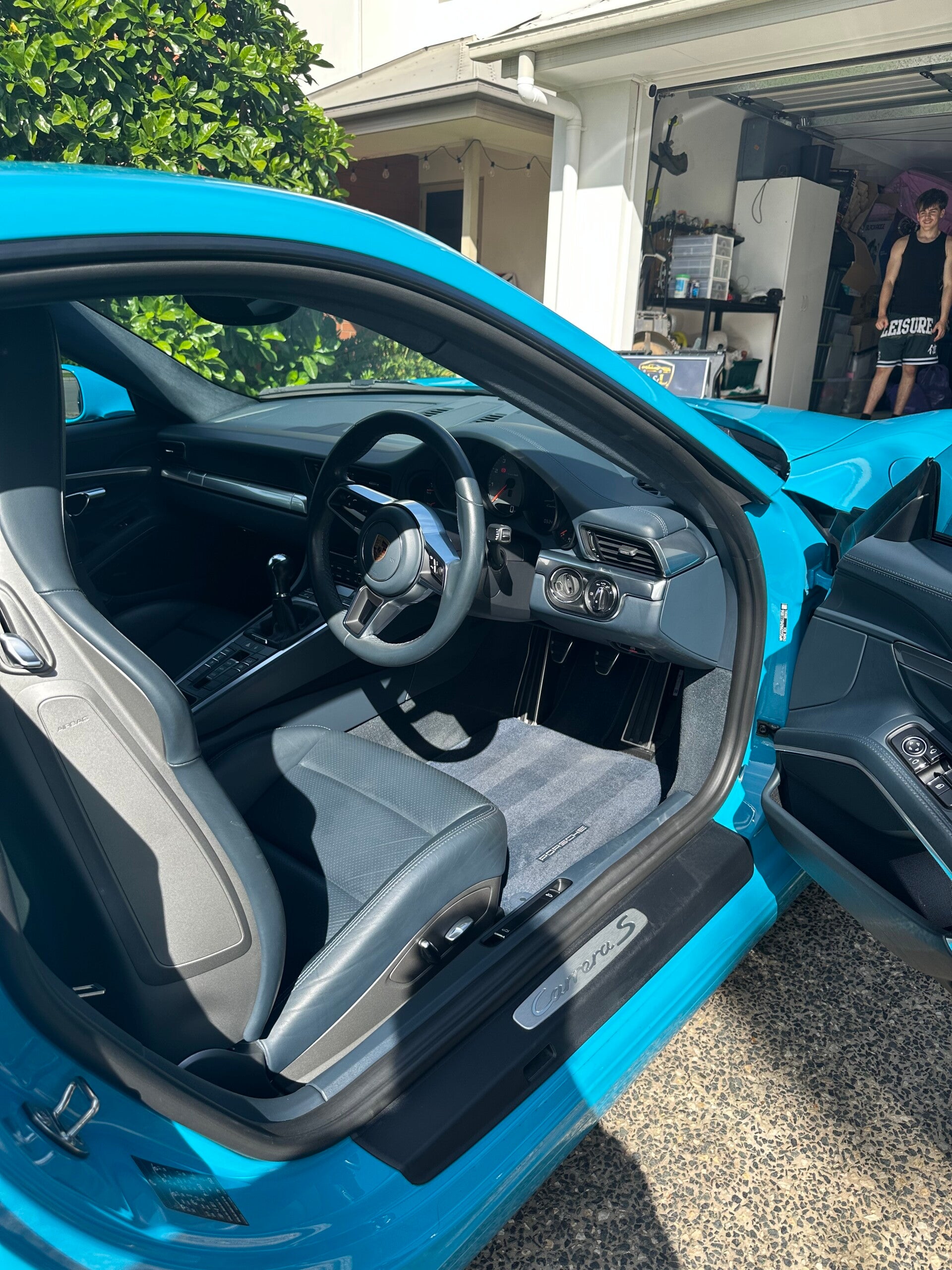 Car detailing Brisbane - driver seat detailed and steam cleaned