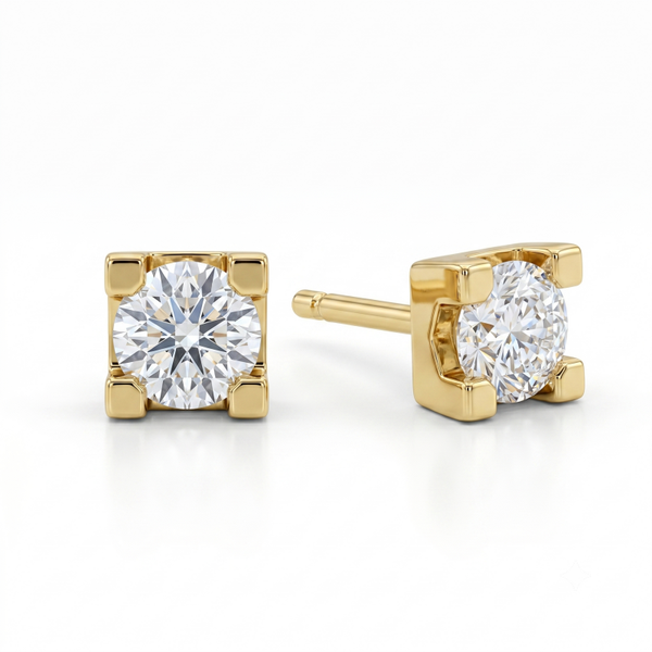 Orecchini in oro con diamanti