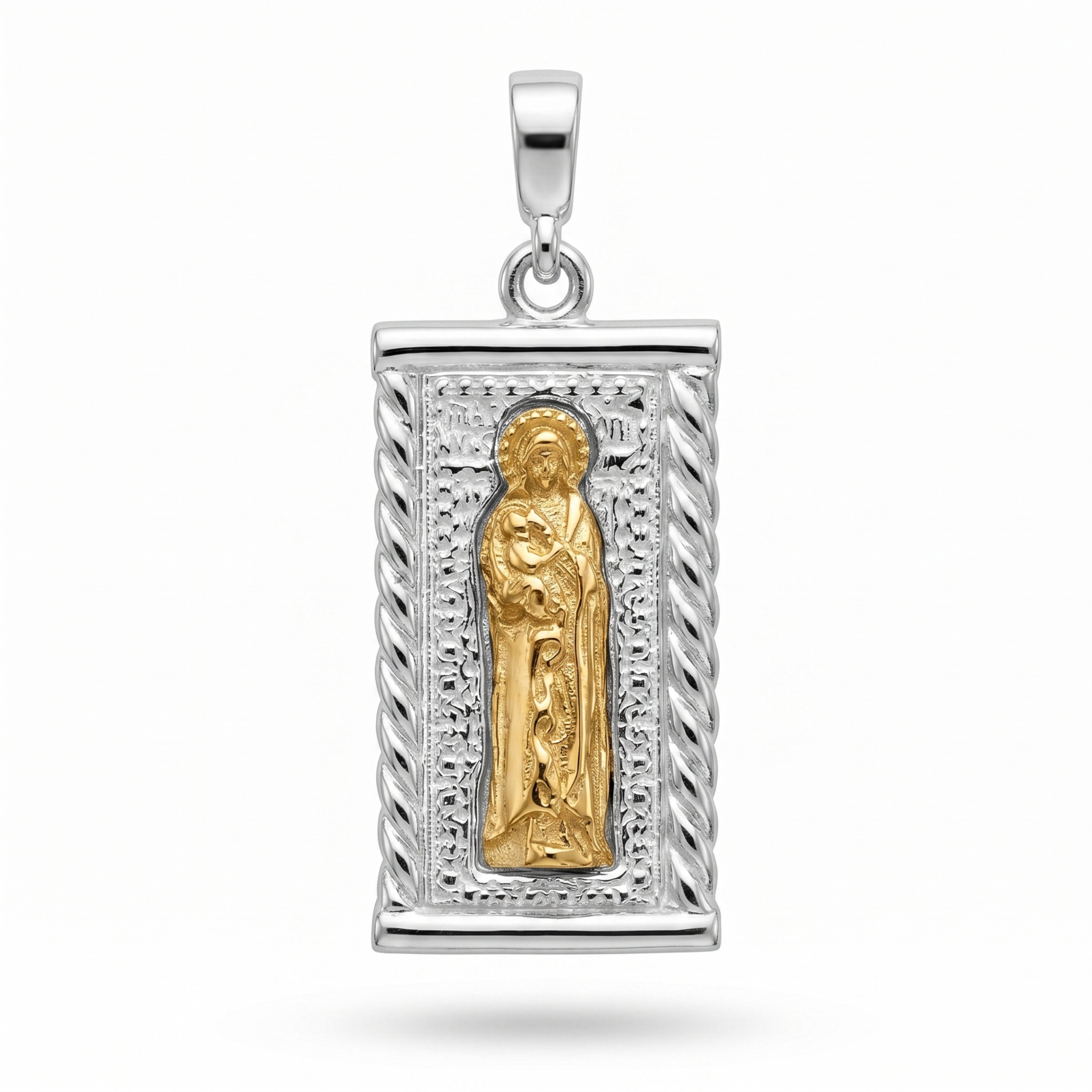 Ciondolo con Madonna di Capocolonna Dorata