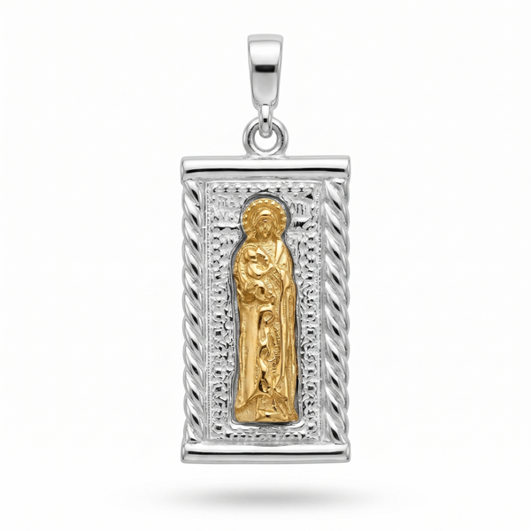 Ciondolo con Madonna di Capocolonna Dorata