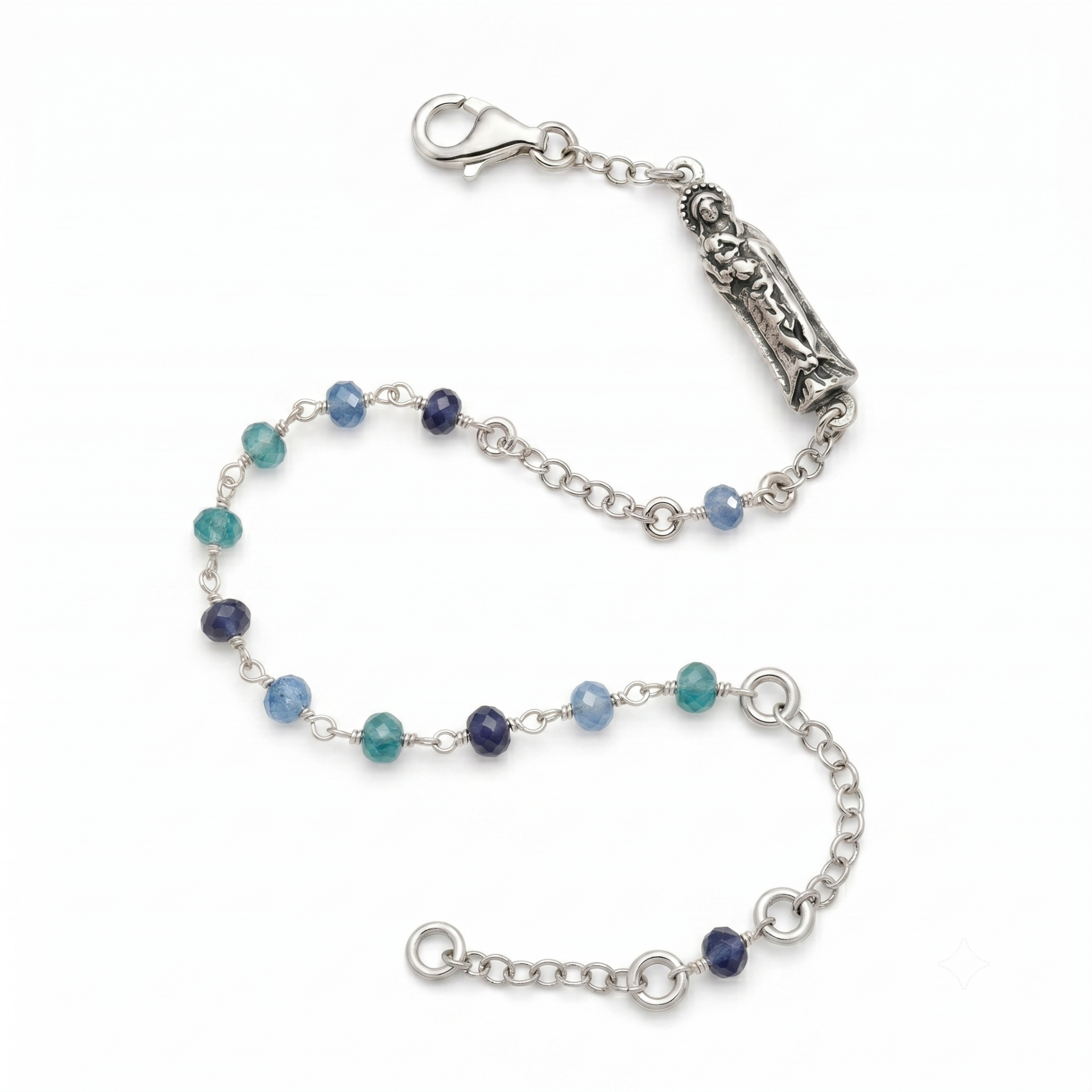 Bracciale a rosario con Madonna di Capocolonna
