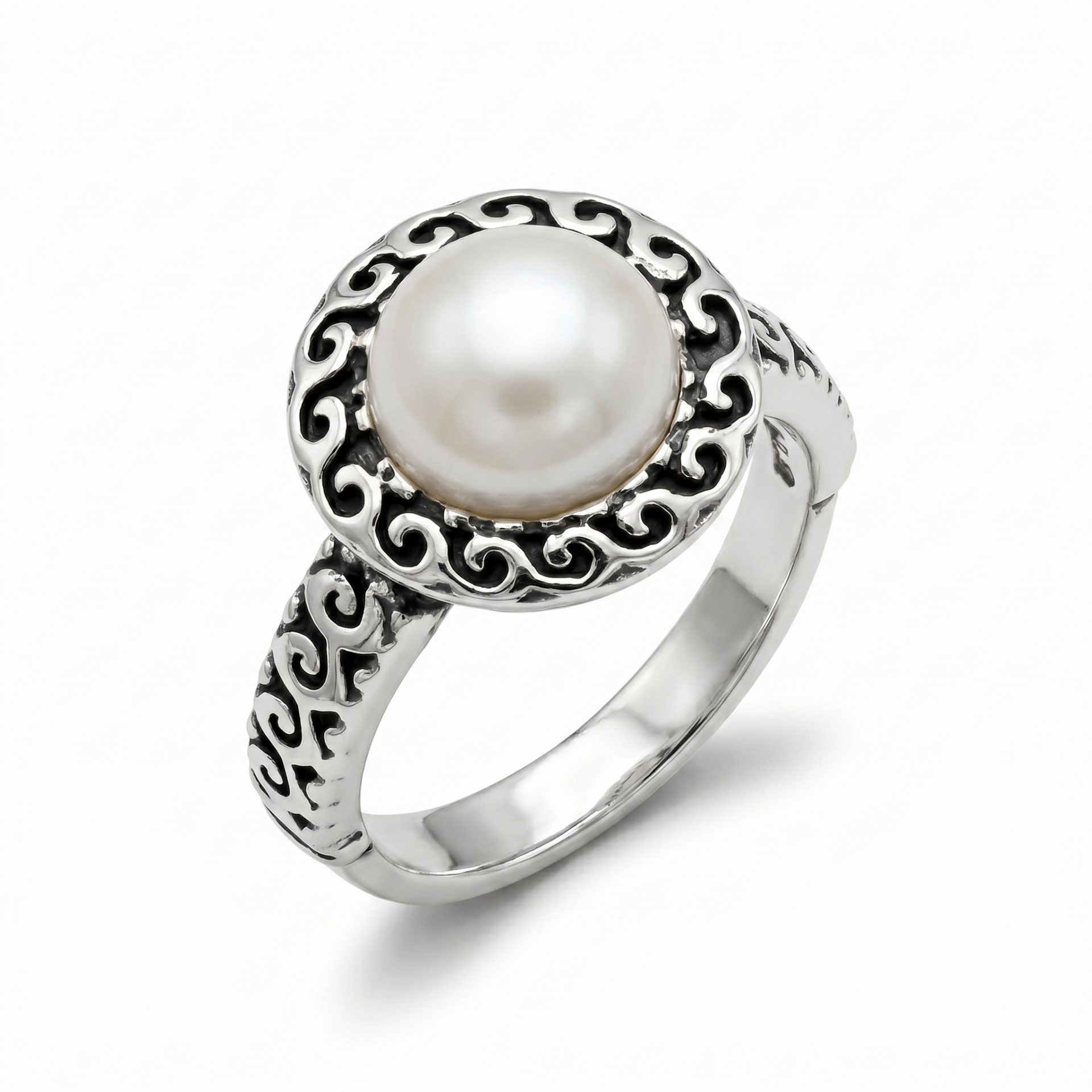 Anello Iris Con Perla