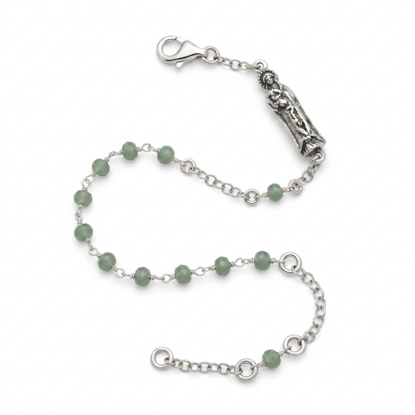 Bracciale a rosario con Madonna di Capocolonna
