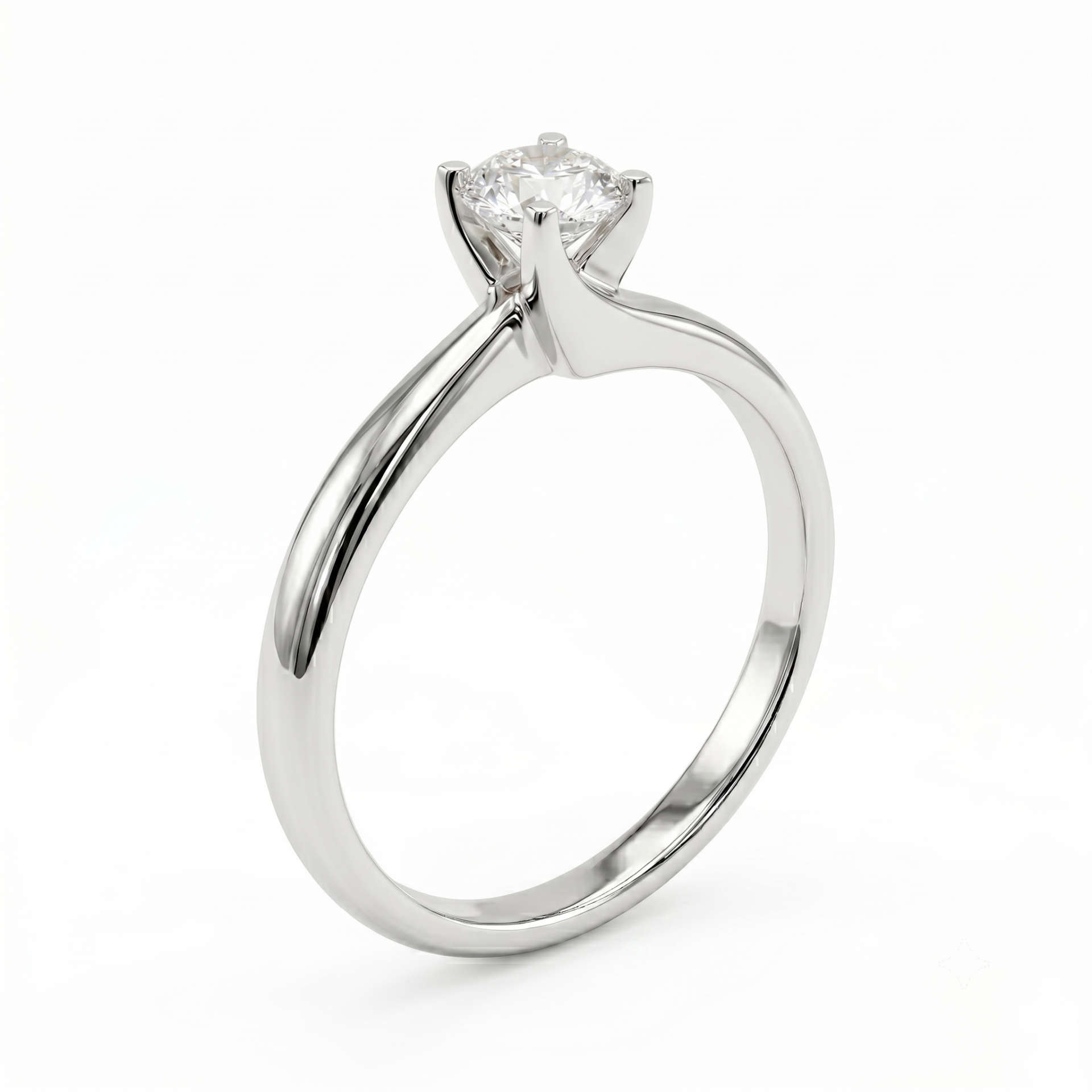 Anello Solitario con Diamante