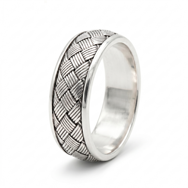 Anello a fascia larga Retato Maschile