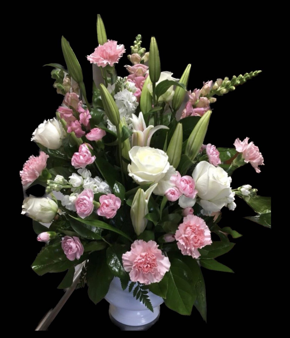 Floor and Table top arrangement