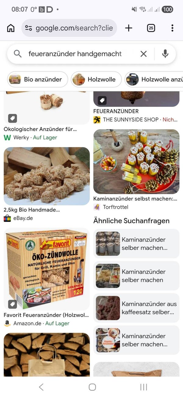 Feuer Anzünder ( Test )