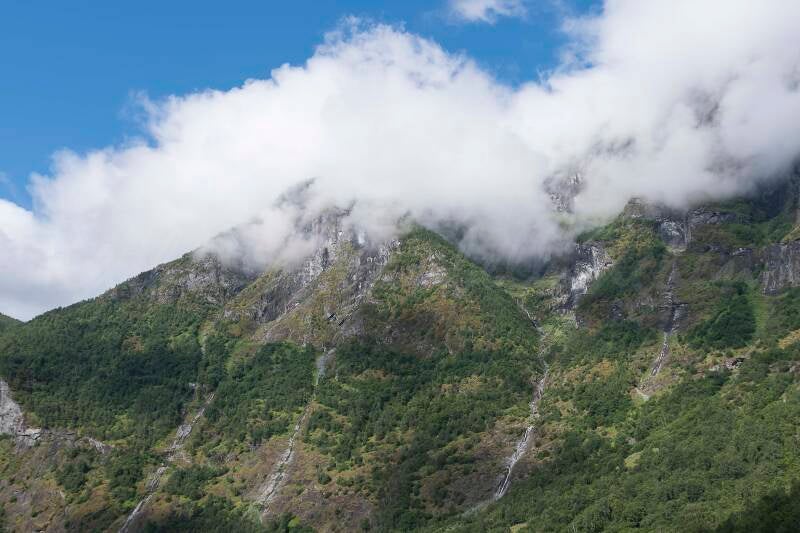 Vue dans un des fjords que nous traverserons