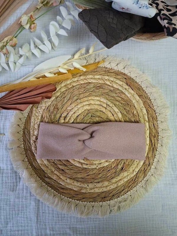 Bandeau - Pailleté rose